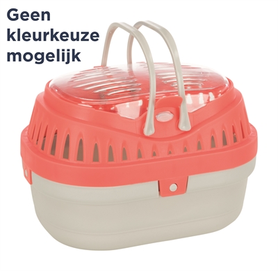 TRIXIE Vervoersbox Pico Stevig kunststof, bovenop te openen (transparant) - Assorti - 30 x 23 x 21 cm - 2 st