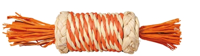 TRIXIE Speelrol voor knaagdieren 100% natuurlijk - 18 cm - 4 st