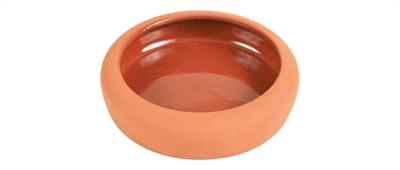 TRIXIE Voer- en Waterbak Keramiek 10×10 cm – Terracotta