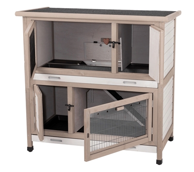 TRIXIE Konijnenhok Natura Met Isolatie Grijs 116×65×113 cm