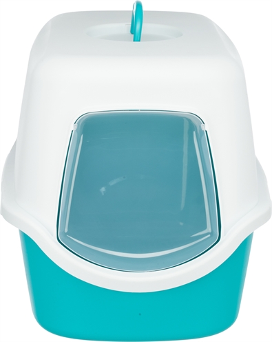 TRIXIE Kattenbak Vico 56×40×40 cm – Turquoise/Wit