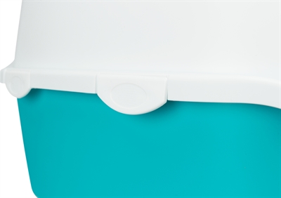 TRIXIE Kattenbak Vico 56×40×40 cm – Turquoise/Wit