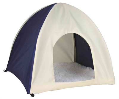 TRIXIE Knaagdierhuis Wigwam Nylon Turquoise 37×37×35 cm – Voor binnen & buiten