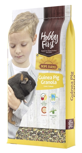 HOBBYFIRST HOPEFARMS Meerschweinchenfutter Granola 10 kg - Gesund und lecker