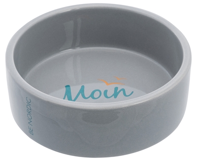 TRIXIE Hondenvoerbak Keramiek Grijs 20×20 cm – 1,4 Ltr