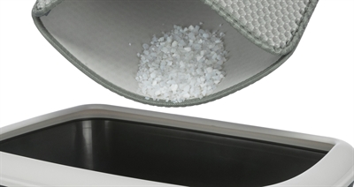 TRIXIE Kattenbak Uitloopmat 55×40 cm – Grijs EVA Materiaal