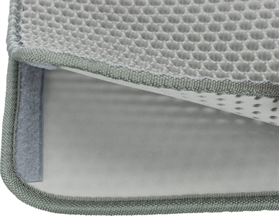 TRIXIE Kattenbak Uitloopmat 55×40 cm – Grijs EVA Materiaal