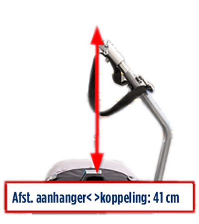TRIXIE Hondenfietskar Opvouwbaar Grijs 103×74×95 cm – Multifunctioneel