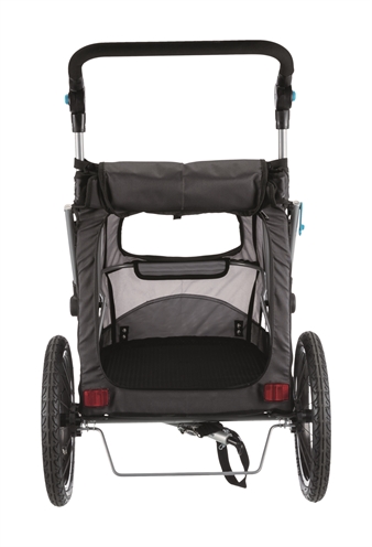 TRIXIE Hondenfietskar Opvouwbaar Grijs 74×58×93 cm – Multifunctioneel