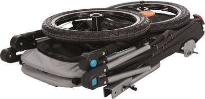 TRIXIE Hondenfietskar Opvouwbaar Grijs 74×58×93 cm – Multifunctioneel