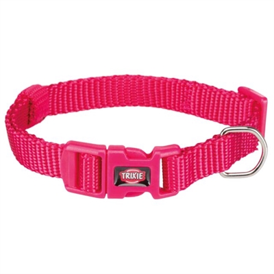 TRIXIE Hondenhalsband Premium Fuchsia 25-40×1,5 cm – Verstelbaar