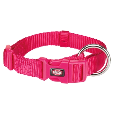 TRIXIE Hondenhalsband Premium Fuchsia 25-40×1,5 cm – Verstelbaar