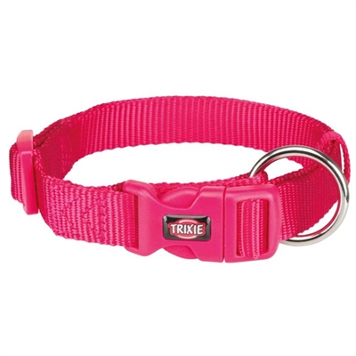 TRIXIE Hondenhalsband Premium Fuchsia 25-40×1,5 cm – Verstelbaar