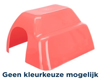 TRIXIE Knaagdierhuis Konijn - Kunststof, makkelijk afneembaar | Assorti - 33x29x19 cm - 4 st