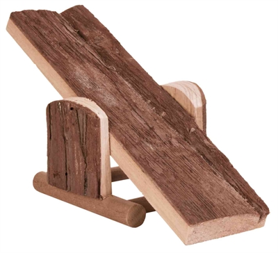 TRIXIE Natural Living Wip - speelgoed voor kleine knaagdieren, natuurlijk schorshout & niet-giftige lijm - 22x8x7 cm