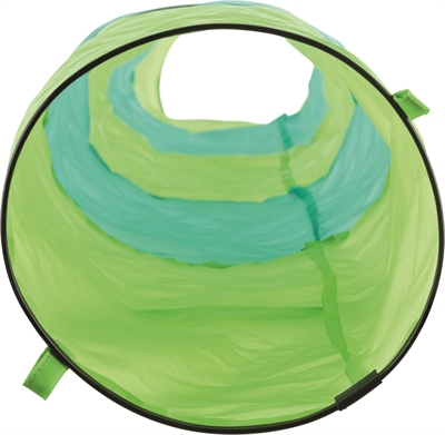 TRIXIE Konijnenspeeltunnel 130 cm katoen | Stimuleert natuurlijk verstopgedrag - Assorti - 130x18x18 cm (2 st)