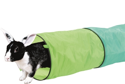 TRIXIE Konijnenspeeltunnel 130 cm katoen | Stimuleert natuurlijk verstopgedrag - Assorti - 130x18x18 cm (2 st)