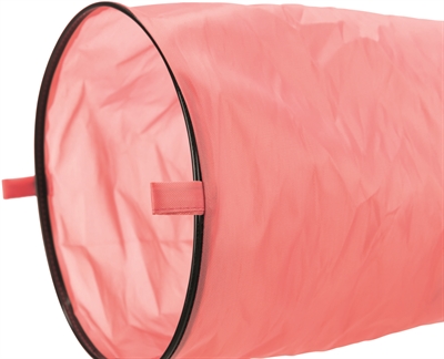 TRIXIE Konijnenspeeltunnel 130 cm katoen | Stimuleert natuurlijk verstopgedrag - Assorti - 130x18x18 cm (2 st)