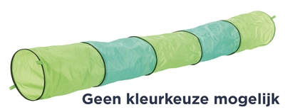 TRIXIE Konijnenspeeltunnel 130 cm katoen | Stimuleert natuurlijk verstopgedrag - Assorti - 130x18x18 cm (2 st)
