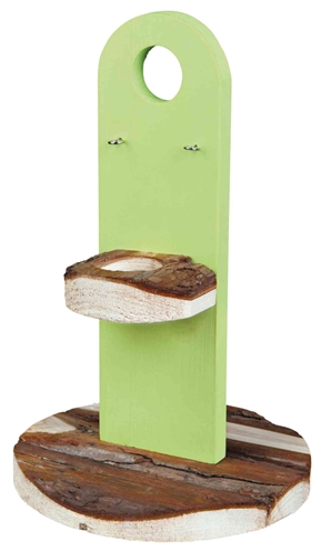 TRIXIE Drinkfleshouder Natural Living schorshout vrijstaand - 18x18x30 cm - 2 st