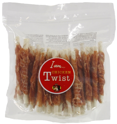 I AM Hondenkauwsnack I AM CHICKEN TWIST 13 cm – 400 gr
