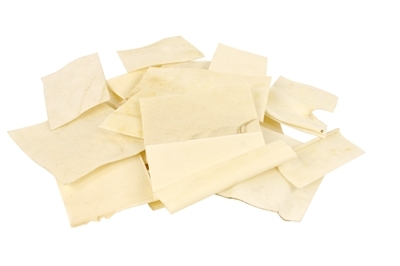 PETSNACK Kauwsnacks Chips Wit 2 kg – 100% Buffelhuid