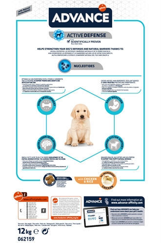 ADVANCE Puppy Protect Maxi Hondenvoer 12 kg - Licht verteerbaar