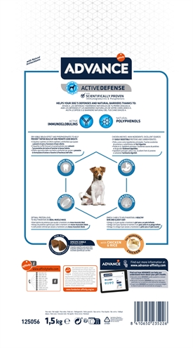ADVANCE hondenvoer Mini Adult 1,5 kg – compleet voor kleine rassen
