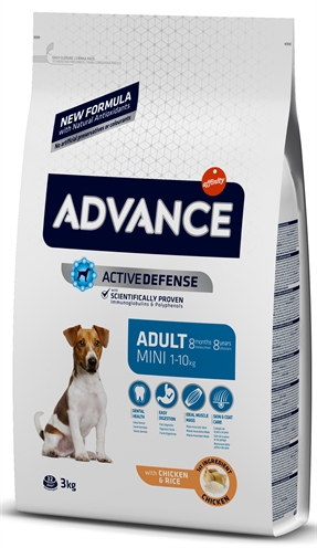 ADVANCE hondenvoer Mini Adult 3 kg - Licht verteerbaar voor kleine rassen
