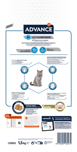 ADVANCE kattenvoer Sterilized Kalkoen 1,5 kg – voor gesteriliseerde katten