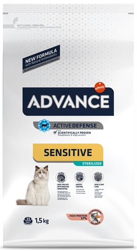 ADVANCE kattenvoer Cat Sterilized Sensitive Salmon 1,5 kg – Zalm