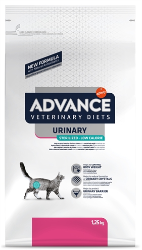 ADVANCE VETERINARY DIET Kat Urinary Sterilized 1,25 KG – Minder Calorieën