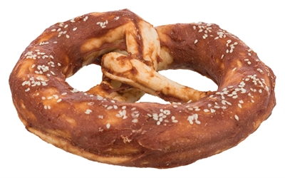 TRIXIE Kauwsnack Denta Fun Pretzels Eend 15 cm – 25 Stuks