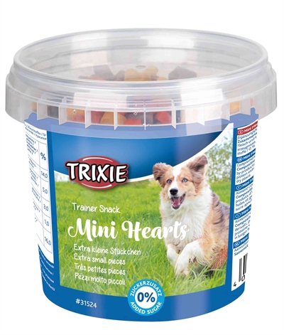 TRIXIE Trainer Snack Mini Hartjes 200 gr – Beloningssnoepjes voor hond