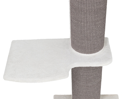 TRIXIE Krabpaal Acadia 160×30 cm – Grijs met Pluche Ligvlakken