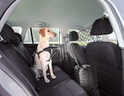 TRIXIE Hondennet Auto Zwart 120×100 cm – Veilig Reisnet