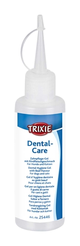 TRIXIE gebitsverzorgende gel 100 gr – rundvleessmaak