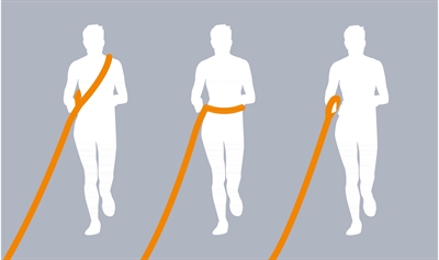 TRIXIE Hondenriem Jogginglijn 133×2 cm - Petrol/Aqua