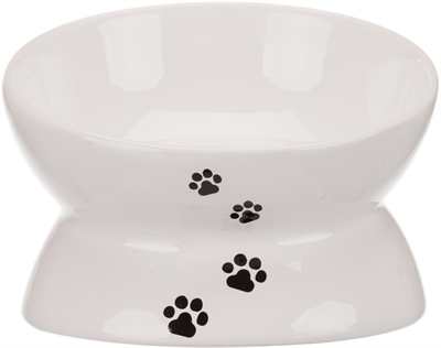 TRIXIE Voerbak Kat Wit 150 ml 13 cm – Ergonomisch Keramisch