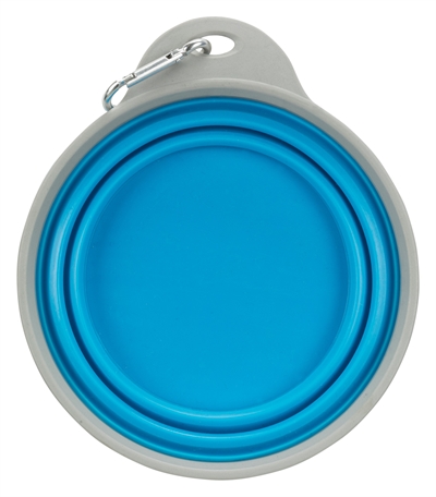 TRIXIE Voerbak Drinkbak Reis Siliconen 14 cm – Assorti