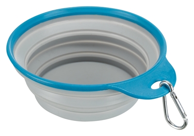 TRIXIE Voerbak Drinkbak Reis Siliconen 14 cm – Assorti