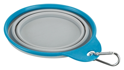 TRIXIE Voerbak Drinkbak Reis Siliconen 14 cm – Assorti