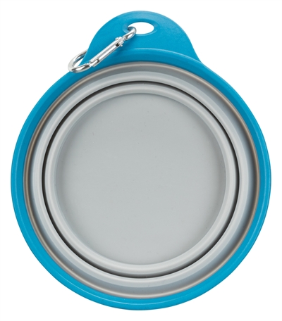 TRIXIE Voerbak Drinkbak Reis Siliconen 14 cm – Assorti
