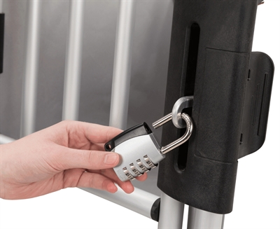 TRIXIE Inzetstuk Hangslot Aluminium Vervoersbox 5×2×8 cm – Zilver