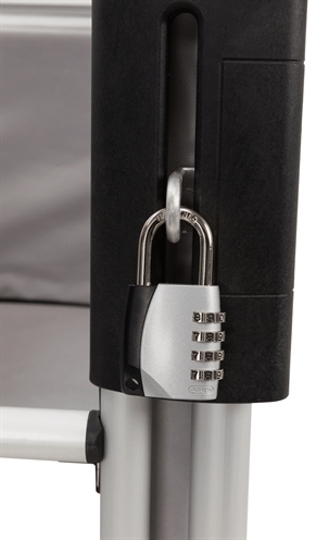 TRIXIE Inzetstuk Hangslot Aluminium Vervoersbox 5×2×8 cm – Zilver