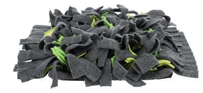 TRIXIE Schnüffelmatte Grau/Grün 27×20 cm - Für Kaninchen und Nagetiere