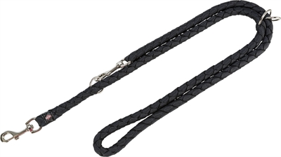TRIXIE hondenriem Cavo verstelbaar 200×1,8 cm – zwart