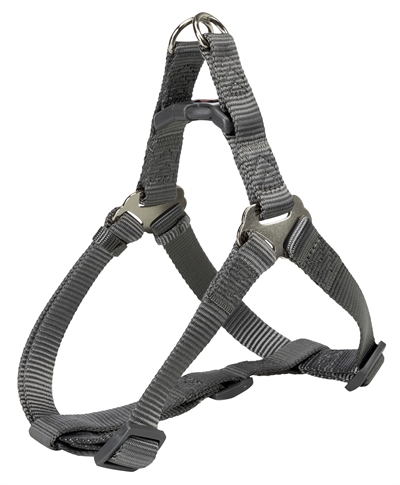 Trixie Hondentuig Premium One Touch Grijs 65×2,5 cm – Verstelbaar