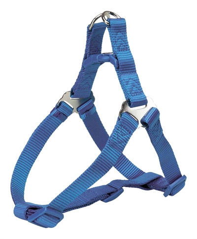 Trixie Hondentuig Premium One Touch Royal Blauw 30×1 cm – Verstelbaar