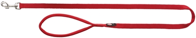 TRIXIE Hondenriem Premium Rood 100×2 cm – Robuuste looplijn